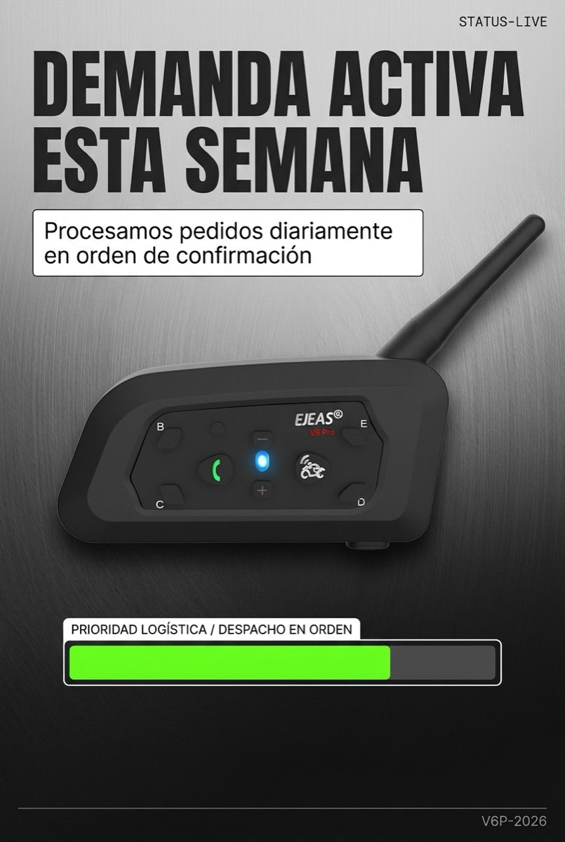 Demanda activa — pedidos en flujo continuo